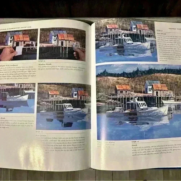 Painting Ships, Shores, and the Sea. Vintage book by Rachel Rubin Wolf. - Picture 6 of 9